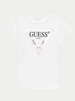 T-shirt J73I56 K8HM0 Bianco Regular Fit