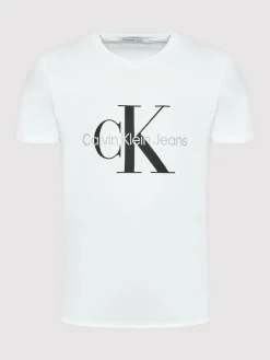 T-shirt J30J320935 Bianco Slim Fit