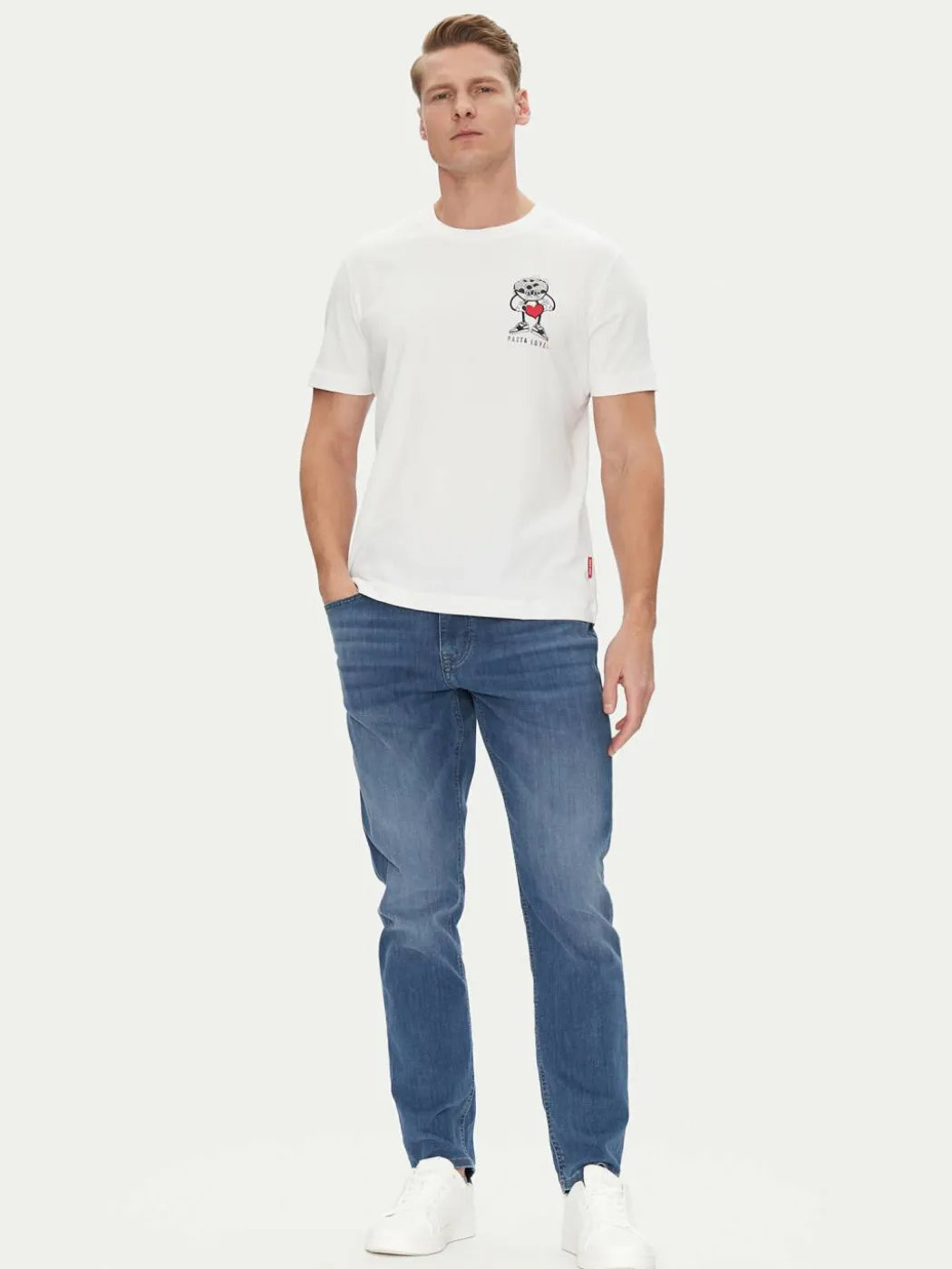 T-shirt 15 JJJ-23Alonzo 30045691 Bianco Modern Fit