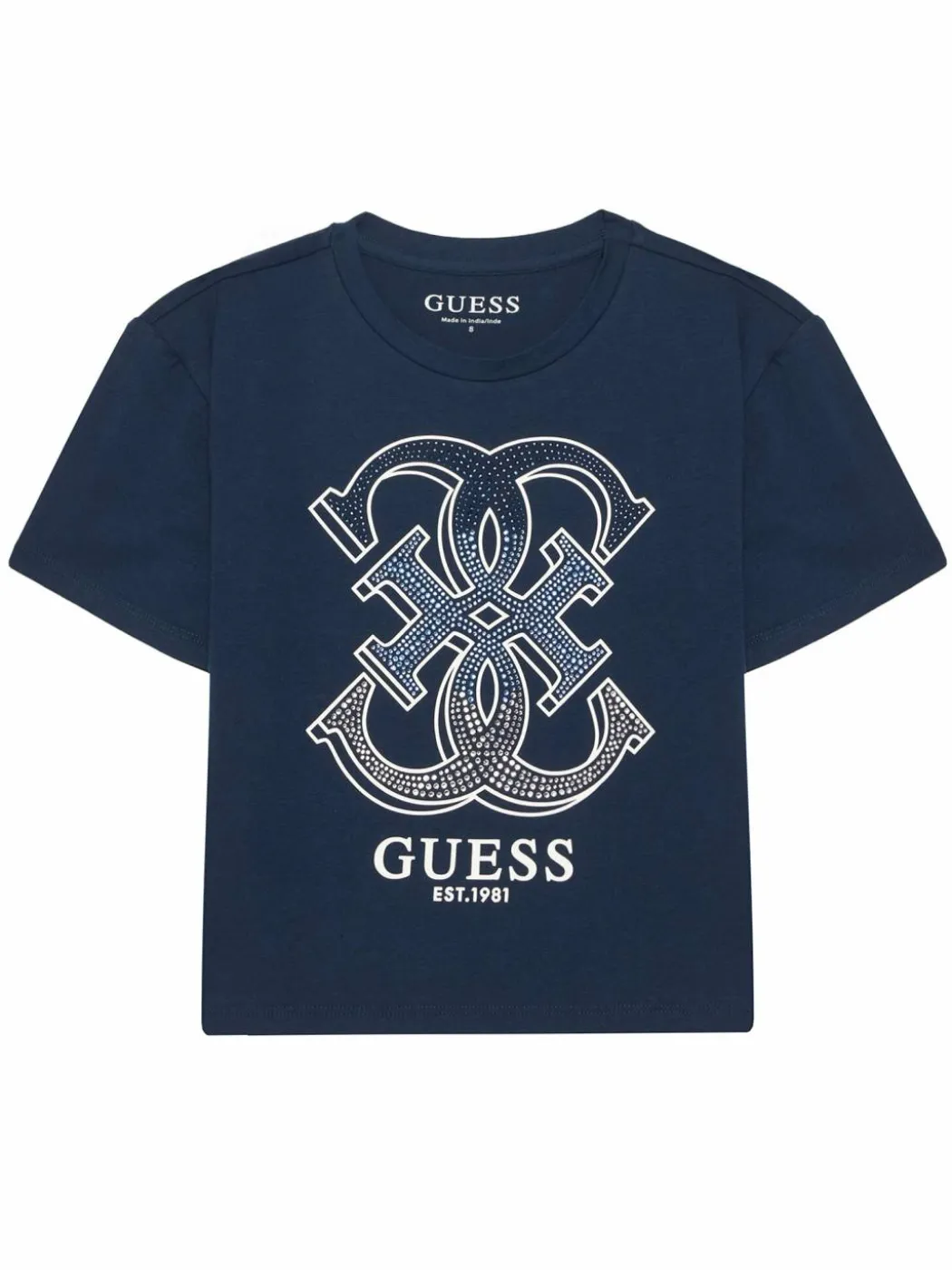T-shirt J6RI28 K6YW4 Blu scuro Regular Fit