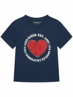 T-shirt J6RI24 K6YW4 Blu scuro Regular Fit