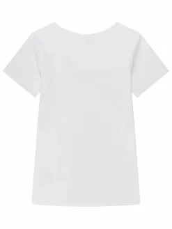 T-shirt J5YP03 KB1O1 Bianco Regular Fit