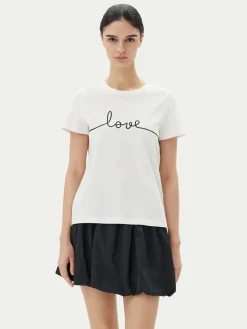 T-shirt Kami 10332587 Bianco Relaxed Fit