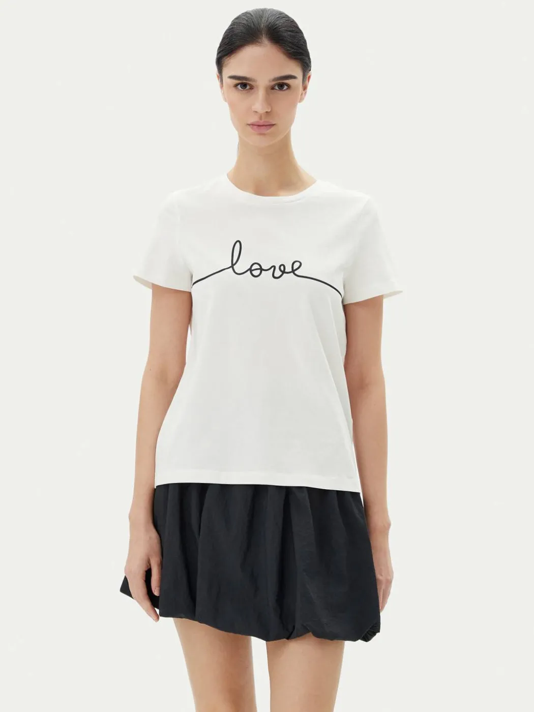 T-shirt Kami 10332587 Bianco Relaxed Fit