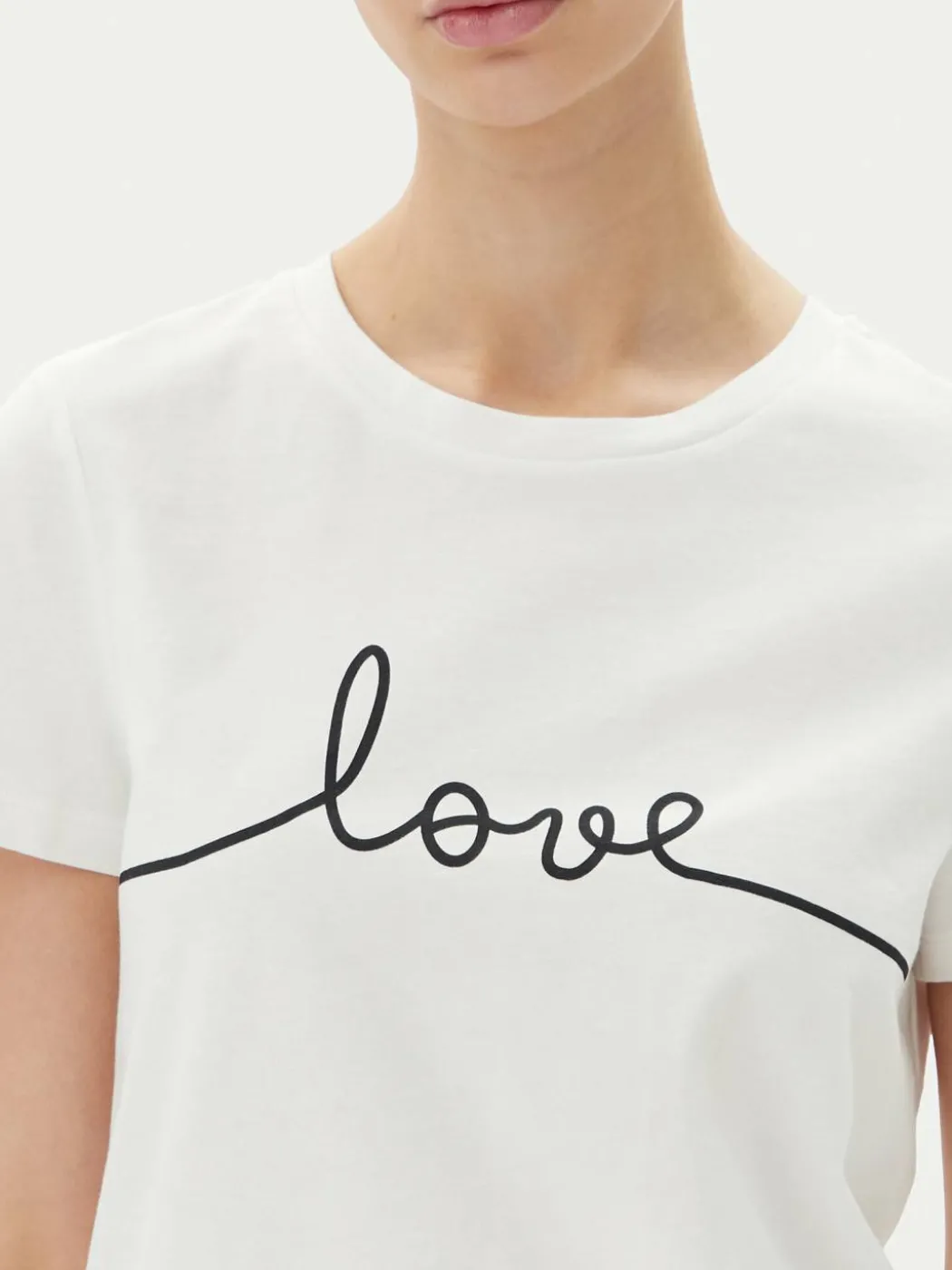 T-shirt Kami 10332587 Bianco Relaxed Fit