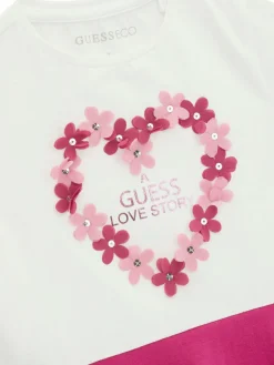 T-shirt K6GI20 K6YW4 Bianco Regular Fit