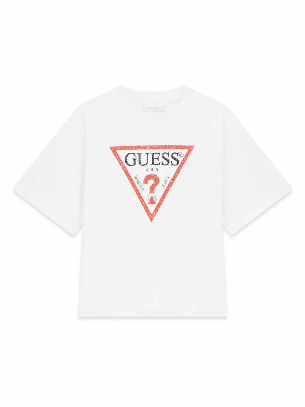 T-shirt L6GI18 K8HM4 Bianco Relaxed Fit