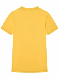 T-shirt L6GI06 K8HM4 Giallo Relaxed Fit