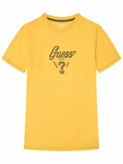 T-shirt L6GI06 K8HM4 Giallo Relaxed Fit