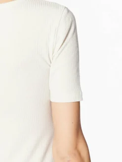 T-shirt L44KIPNQ 112333722 Écru Regular Fit