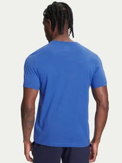 T-shirt Logo Korpo Cafers 304J150 Blu Slim Fit