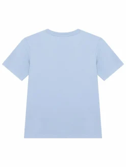T-shirt L6RI11 K8HM4 Celeste Regular Fit