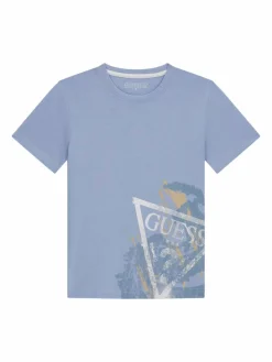 T-shirt L6RI14 K8HM4 Celeste Regular Fit