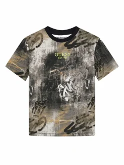 T-shirt L6RI04 K8HM4 Multicolore Oversize