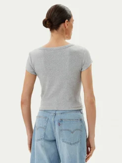 T-shirt LV047C200G Grigio Slim Fit