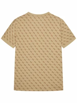 T-shirt L4YI47 J1314 Beige Regular Fit