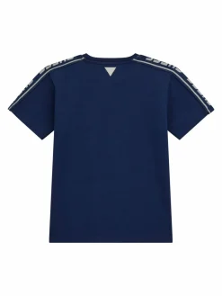 T-shirt L4YI50 J1314 Blu scuro Regular Fit