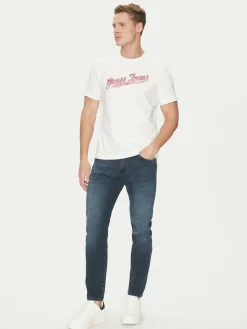 T-shirt M5GI54 K8FQ4 Bianco Regular Fit