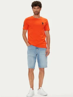 T-shirt MUP3311 Arancione Slim Fit