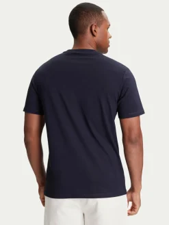 T-shirt M5YI62 K8FQ4 Blu scuro Regular Fit