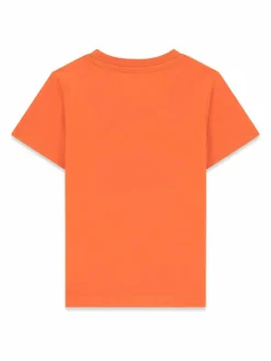 T-shirt N6GI04 K8HM4 Arancione Regular Fit