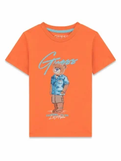 T-shirt N6GI04 K8HM4 Arancione Regular Fit