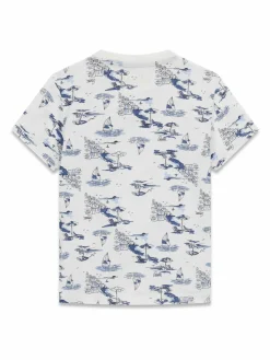 T-shirt N6GI03 K8HM4 Bianco Regular Fit