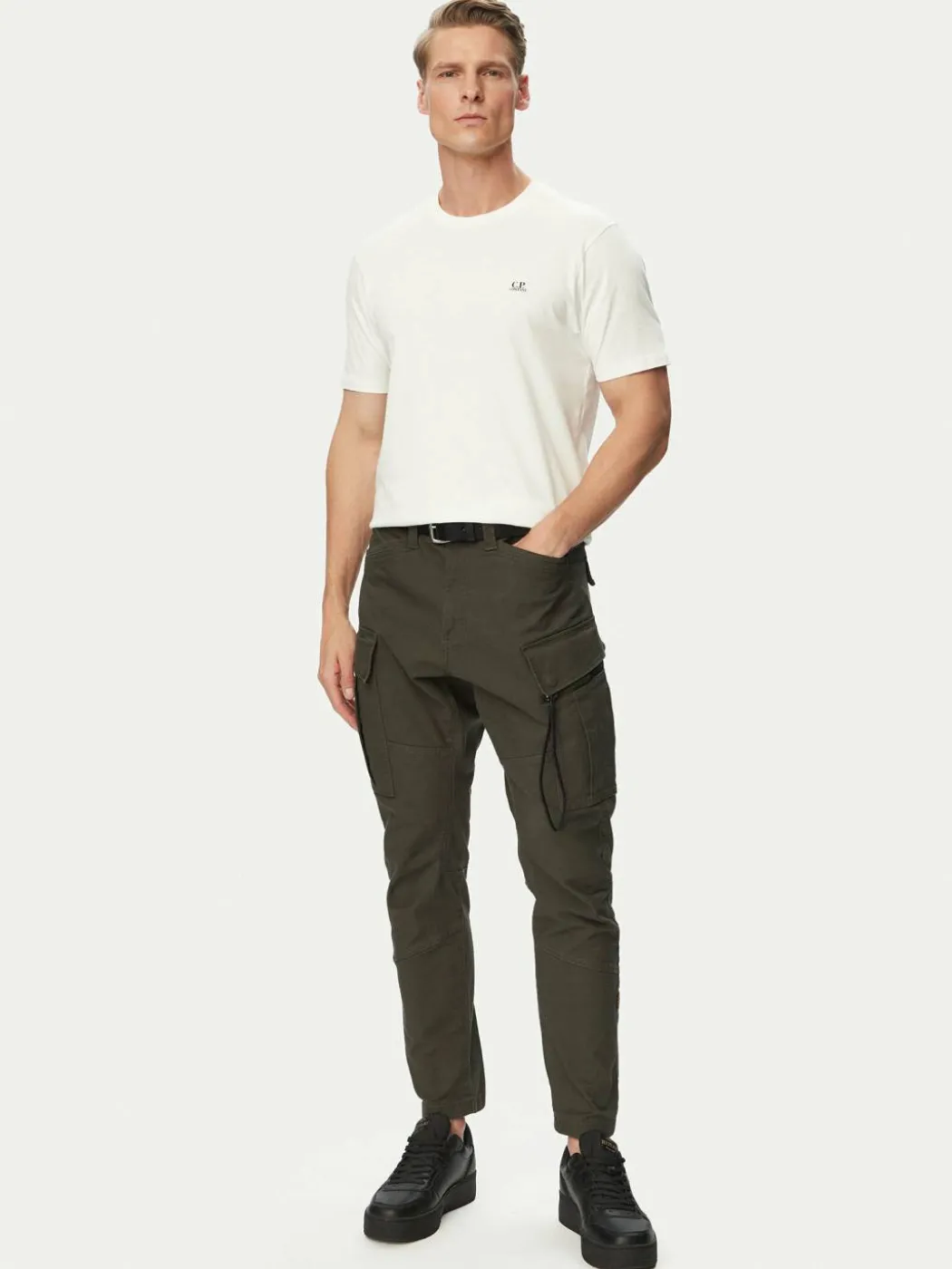 T-shirt RCCMTS725A005100W Écru Regular Fit