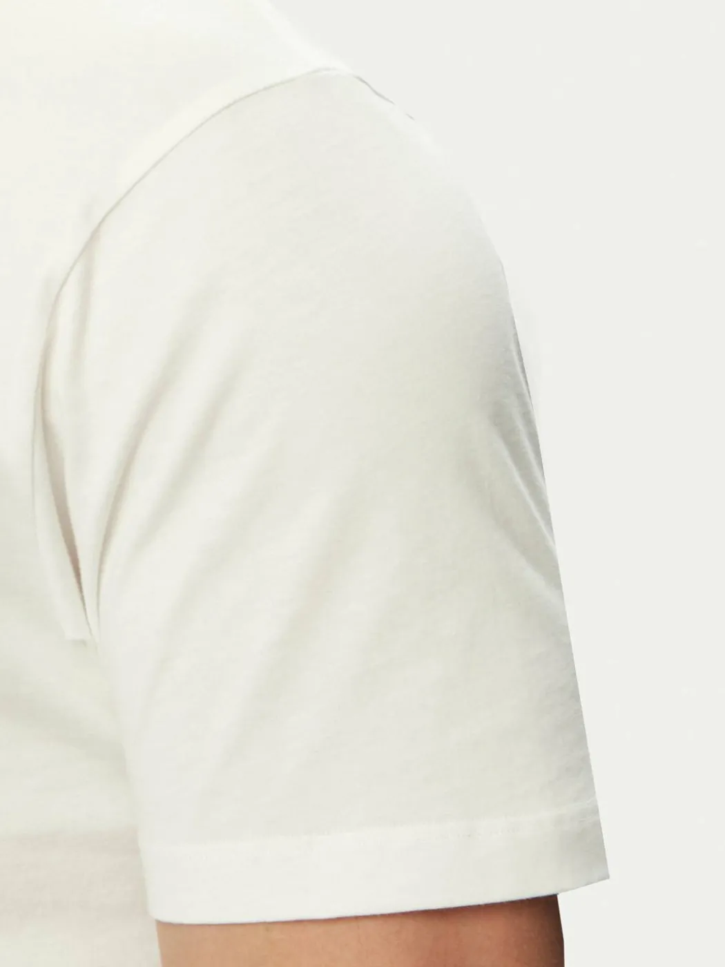 T-shirt RCCMTS725A005100W Écru Regular Fit