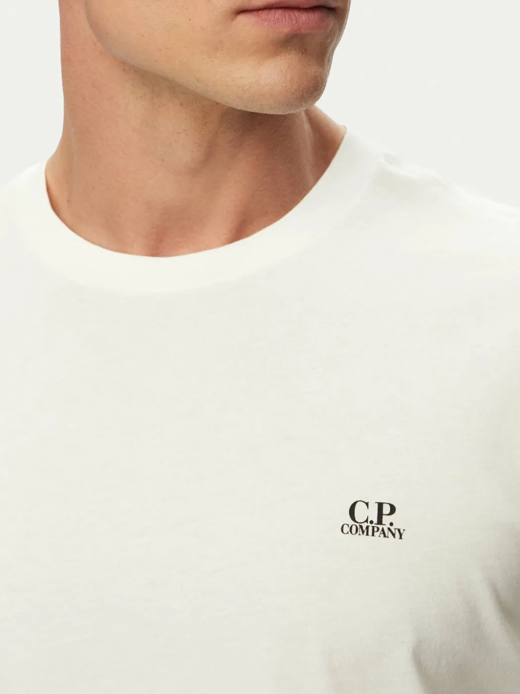 T-shirt RCCMTS725A005100W Écru Regular Fit