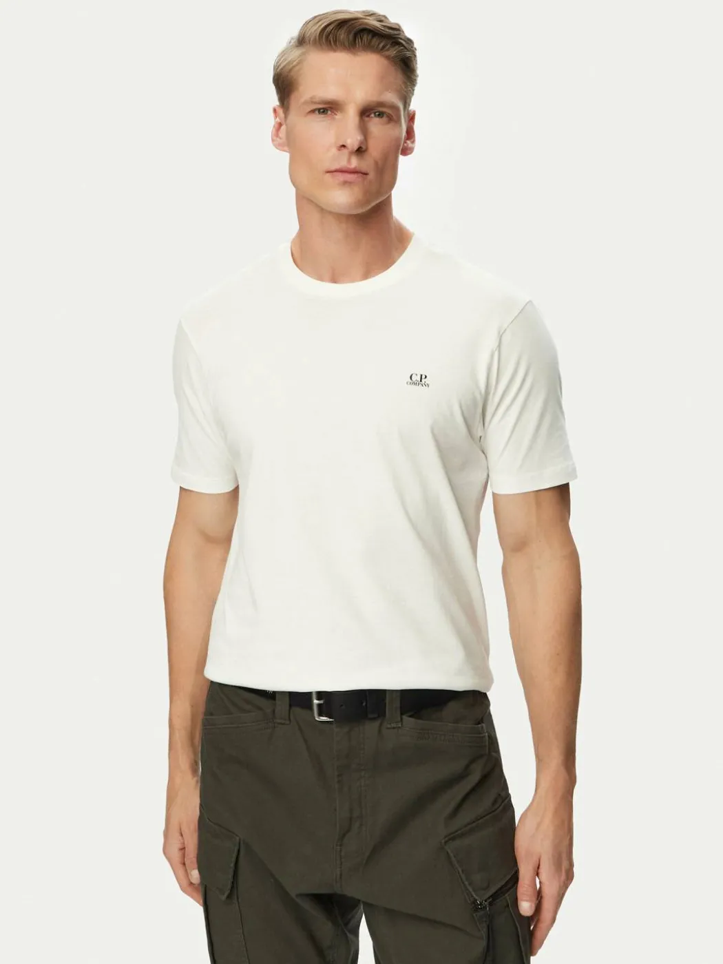 T-shirt RCCMTS725A005100W Écru Regular Fit
