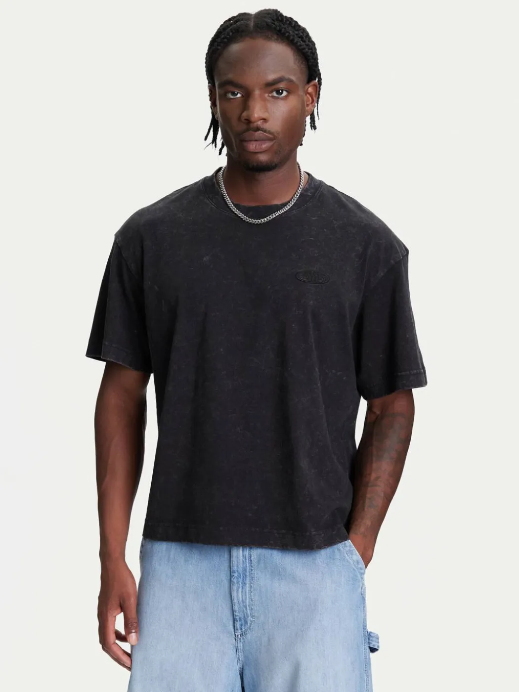 T-shirt Retreat 12277886 Nero Oversize