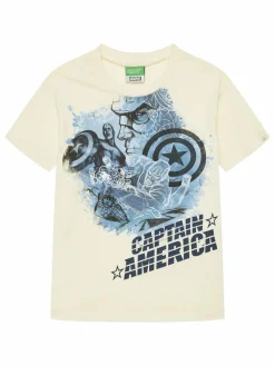 T-shirt 35RYC10N9 Beige Regular Fit