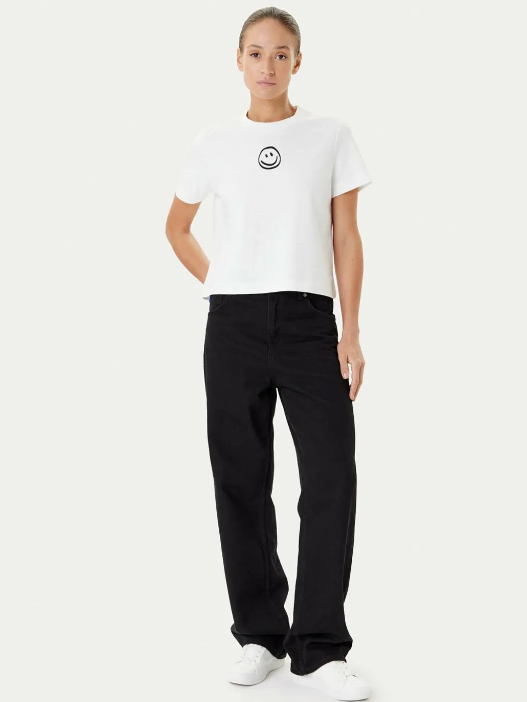 T-shirt Sara 10311633 Bianco Regular Fit