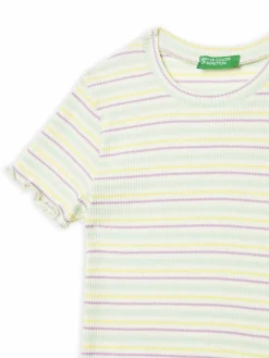 T-shirt 3TLVC10N0 Multicolore Regular Fit