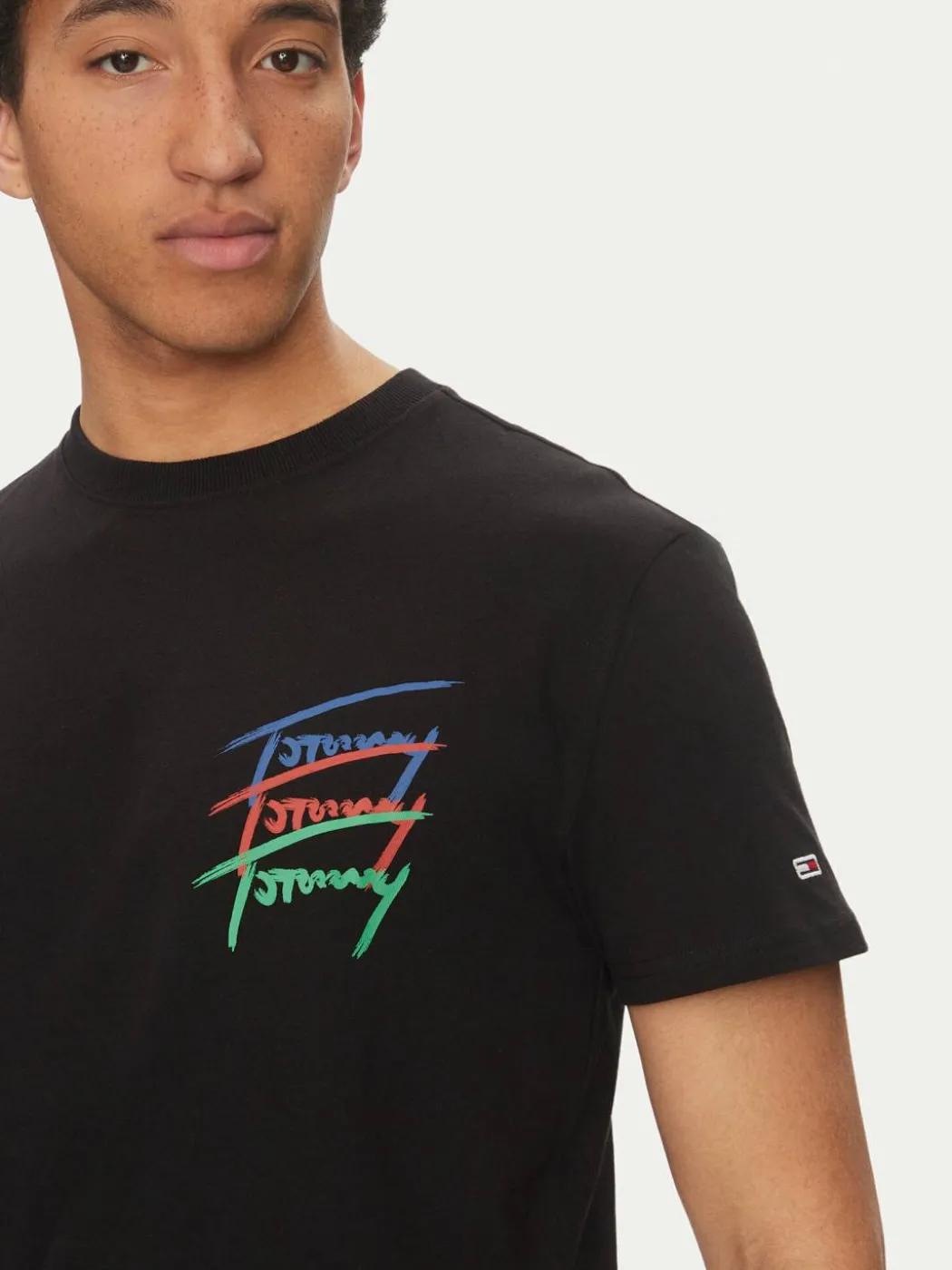 T-shirt Twisted Signature DM0DM20771 Nero Regular Fit