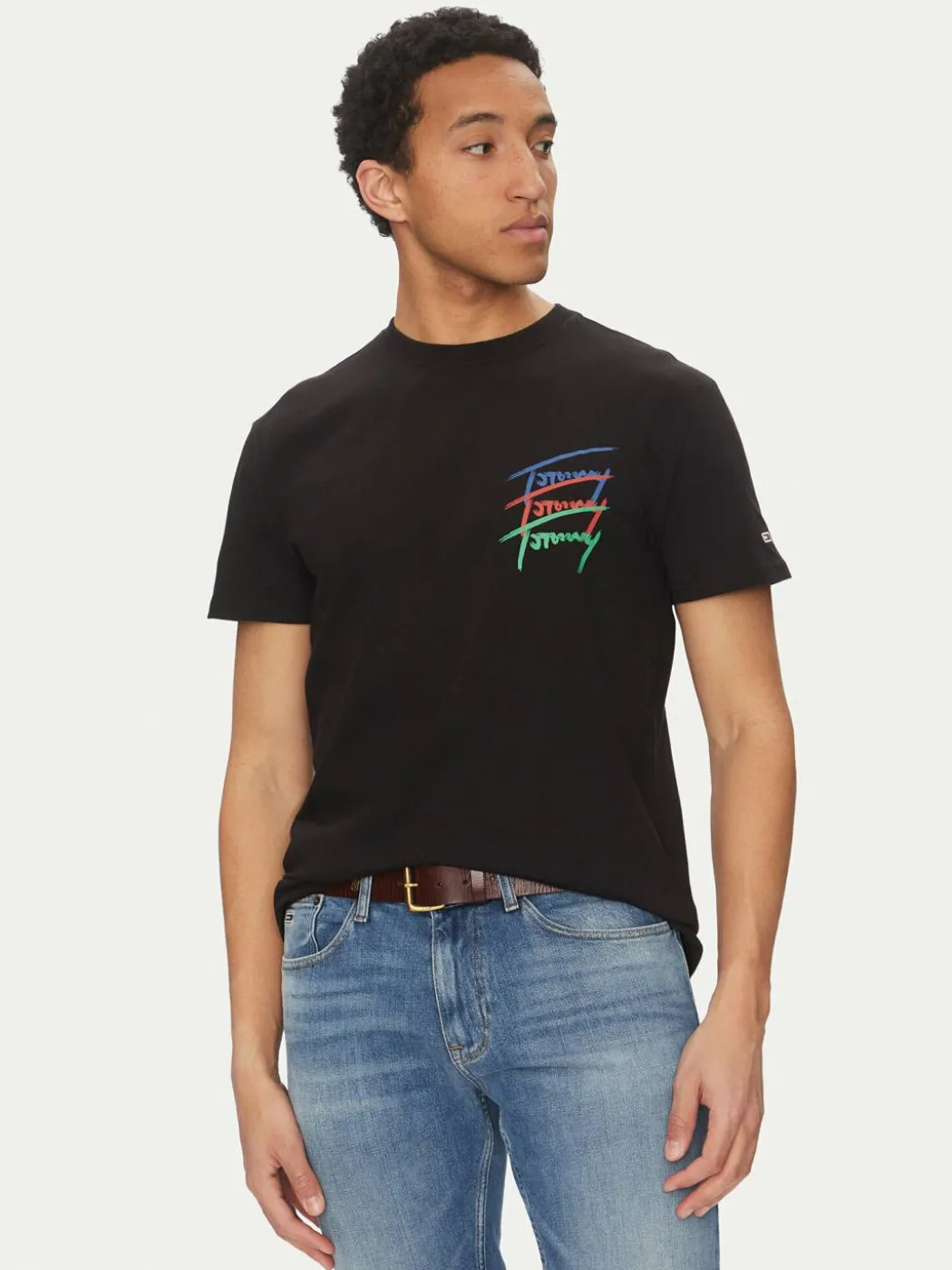 T-shirt Twisted Signature DM0DM20771 Nero Regular Fit