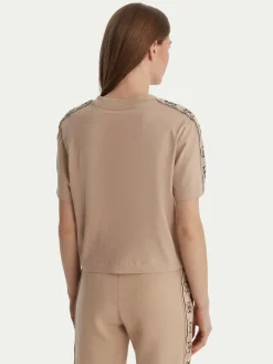 T-shirt V3RI08 I3Z14 Beige Relaxed Fit