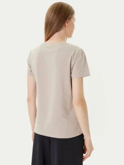 T-shirt V5YI13 J1314 Beige Regular Fit