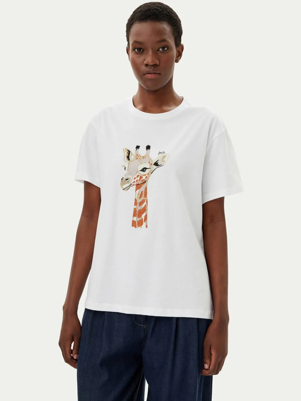 T-shirt WA5230 JS904 Bianco Regular Fit