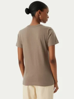 T-shirt W6GI08 K3023 Marrone Regular Fit