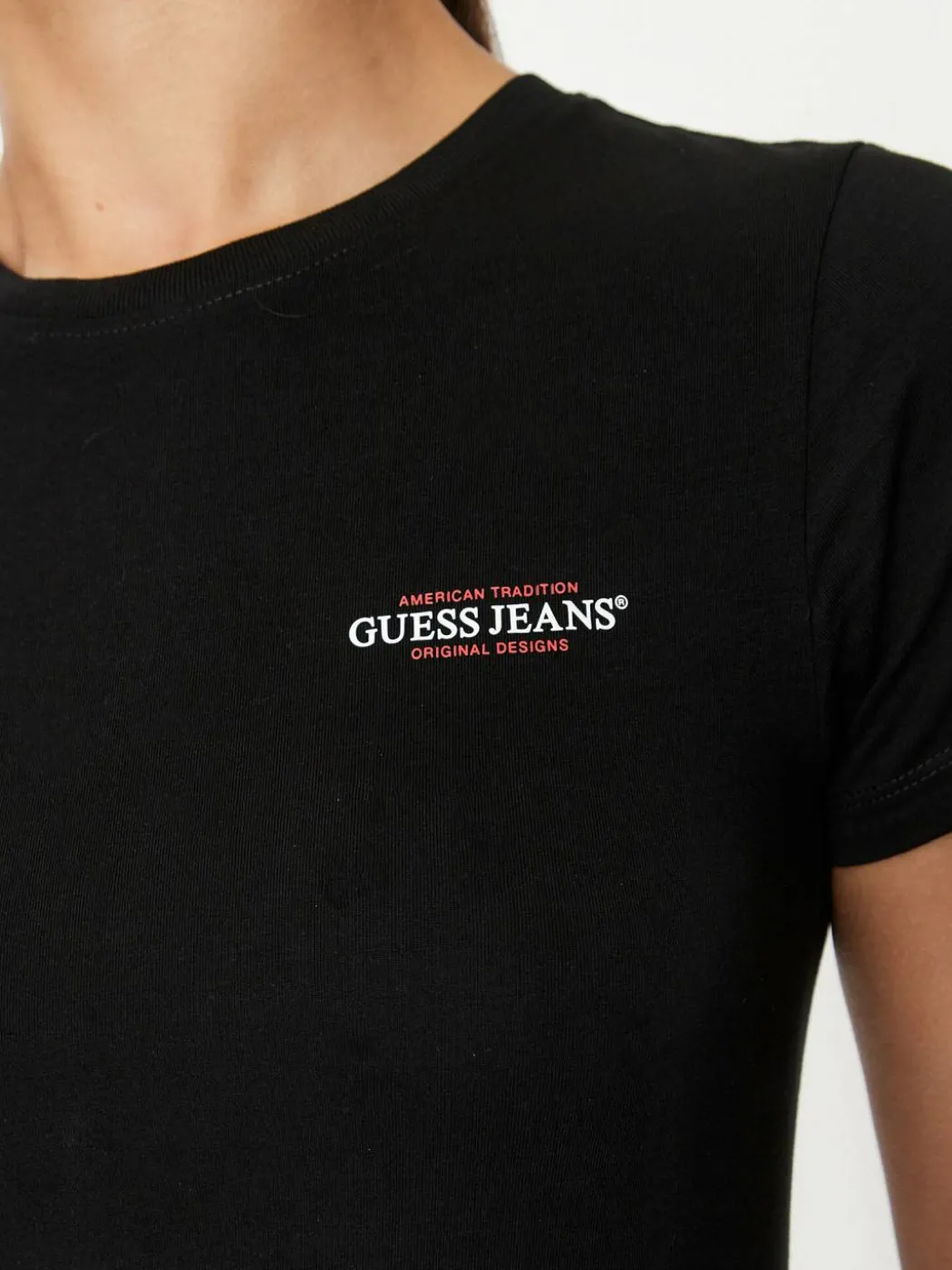 T-shirt W4YI02 J1314 Nero Slim Fit