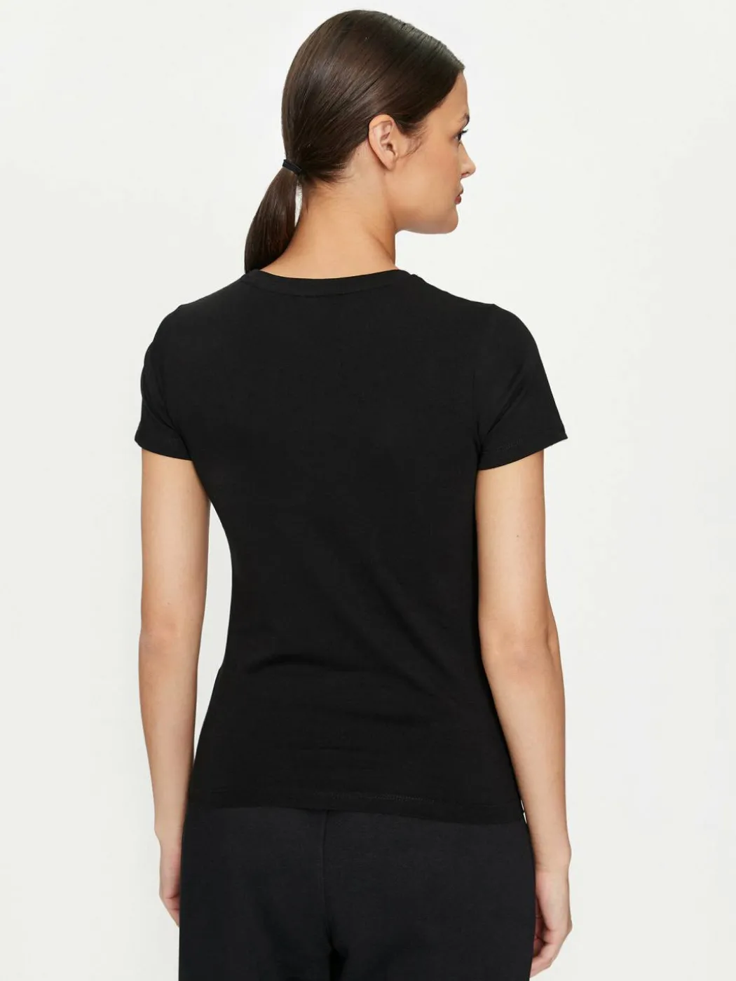 T-shirt W4YI02 J1314 Nero Slim Fit