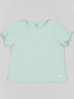 T-shirt ZKGAP0303 23017 Blu Regular Fit