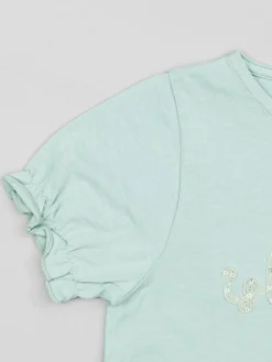 T-shirt ZKGAP0303 23017 Blu Regular Fit