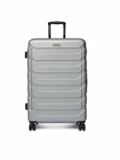 Valigia grande GIN-L-003-05-SILVER Argento