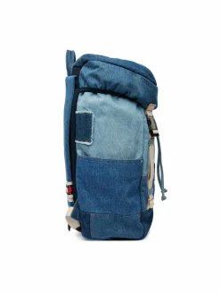 Zaino Tjm Denim Patchwork Backpack AM0AM14268 Blu